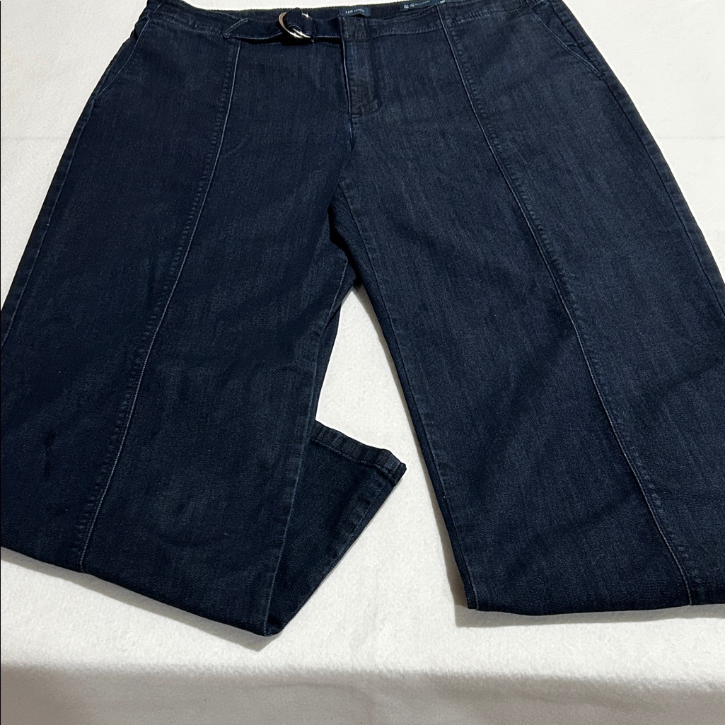 J Jill Indigo WideLeg Denim Jeans